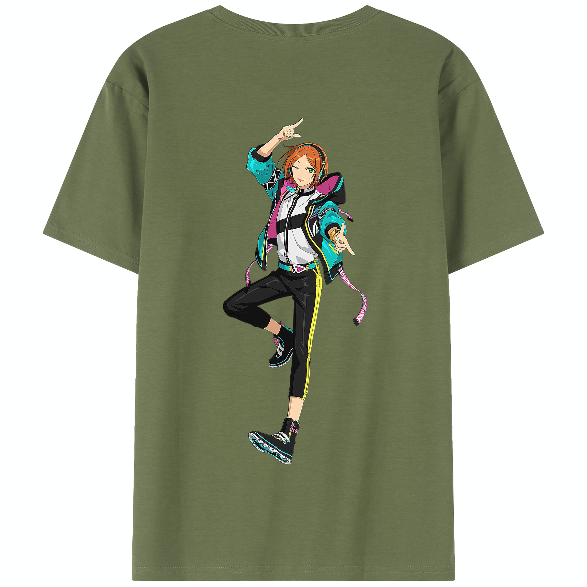 （画像用） あんさんぶるスターズ! Ensemble Stars 綿100％半袖Tシャツ（背面プリント）